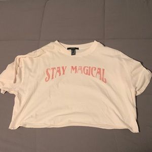 Stay magical crop too from Forever 21